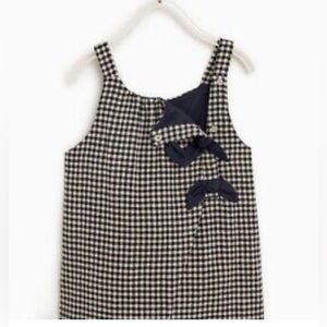 Zara - Baby girl plaid jumpsuit with bow